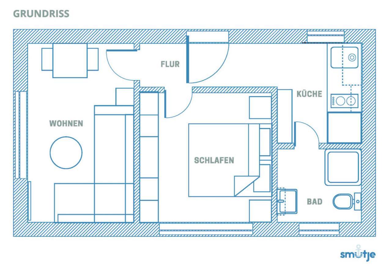 Ferienwohnung Smutje キール エクステリア 写真